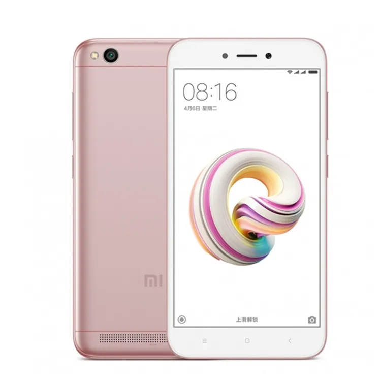 オリジナルXiaomi Redmi 5A 4G LTE携帯電話2GB RAM 16GB ROM Snapdragon 425クワッドコアAndroid 5.0インチ13.0mpカメラ3000mAhスマート携帯電話