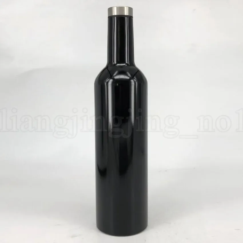 750ML Vacuum Wine Bottle Stainless Steel Flask Double Wall Insulated Beer Wine Glasses Travel Water Bottle Mugs Kids Cup OOA5872