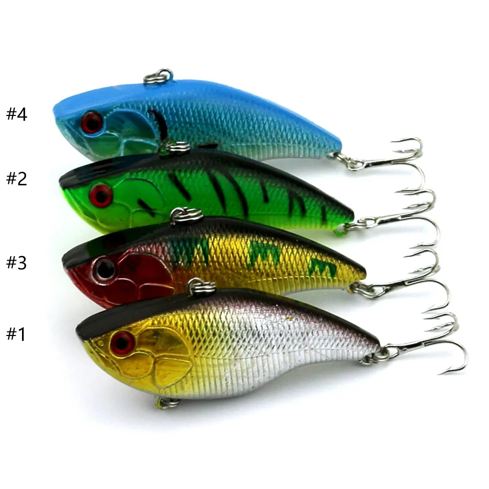 Hengjia VIB Fishing Lures 4 couleurs 7 5cm 14 6GVI004Game Vibe Crank BAITS vibrations pêcheurs Lure BAITS2209