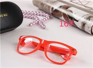 Sunglasses Unisex sunglasses Rivet Sunglasses Retro Color Unisex Punk Geek Style Clear Lens Glasses TO593