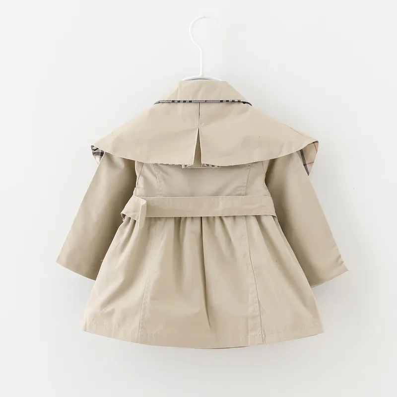 Baby, Kleinkind, Mädchen, Frühling, Revers, Bund, Windjacke, Mantel, Oberbekleidung, Jacke, Kleidung, 6–36 Monate