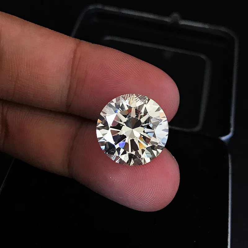 0 1Ct-8 0Ct3 0MM-13 0MM G H couleur VVS clarté ronde brillante synthétique certifié diamant Moissanite diamant Test positif 232R