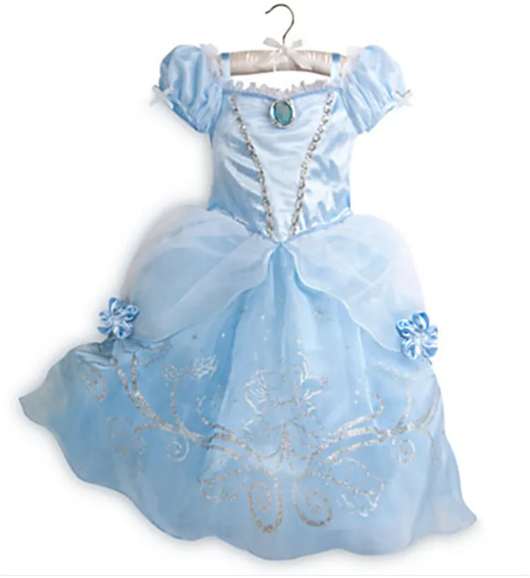 新しい女の赤ちゃんドレス子供の女の子のお姫様のドレスウェディングドレスキッズバースデーパーティーハロウィーンコスプレコスチュームコスチューム服4146404