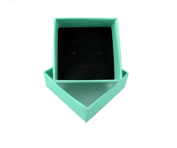 Boîte de rangement de bijoux de haute qualité 5 5 3cm, boîte de rangement d'anneaux, petite boîte cadeau pour bagues, boucles d'oreilles, couleurs roses GA65241x