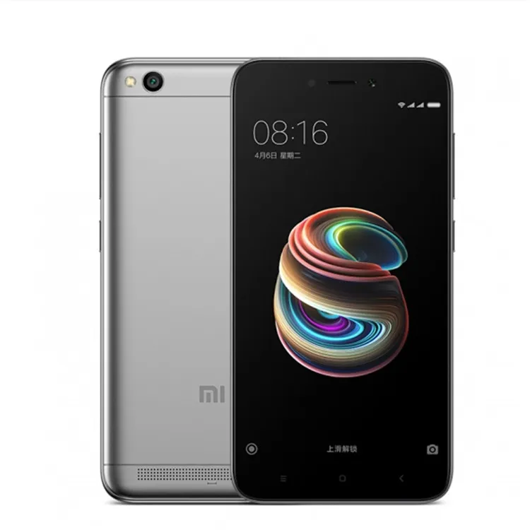 オリジナルXiaomi Redmi 5A 4G LTE携帯電話2GB RAM 16GB ROM Snapdragon 425クワッドコアAndroid 5.0インチ13.0mpカメラ3000mAhスマート携帯電話