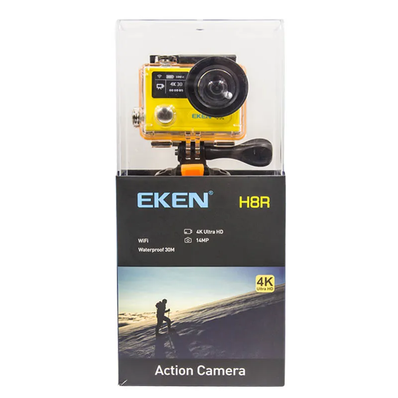원래의 EKEN H8R 울트라 HD 4K 30FPS 비디오 액션 카메라 원격 제어 2 인치 30M WATEPOOF 미니 스포츠 카메라