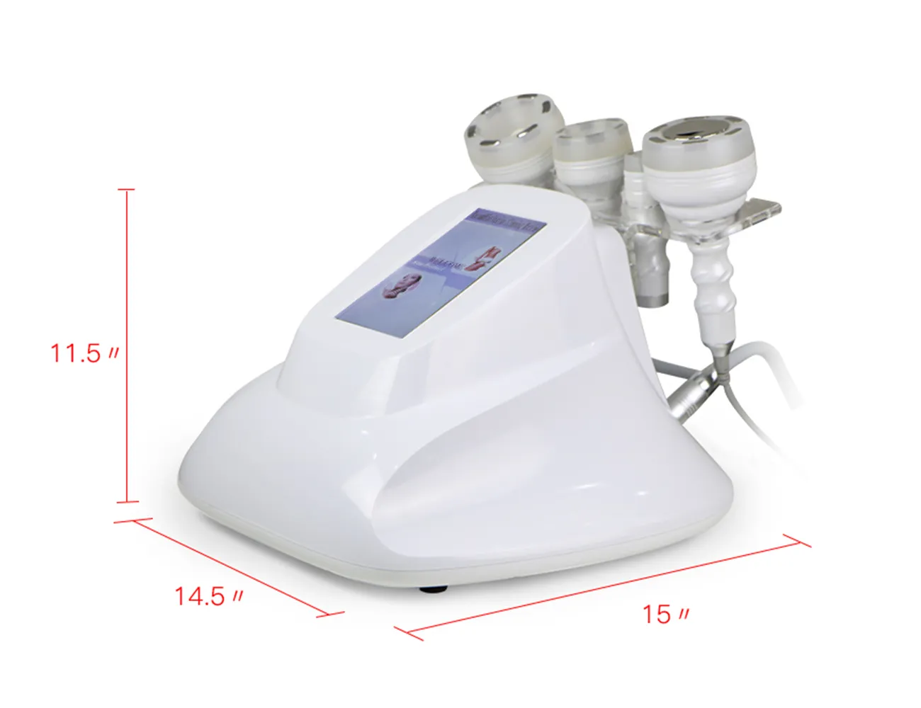Elitzia ETKNE8001 Body Shaper Weight Loss Skin Care 4 In 1 RF Vacuum Ultrasound Cavitation System