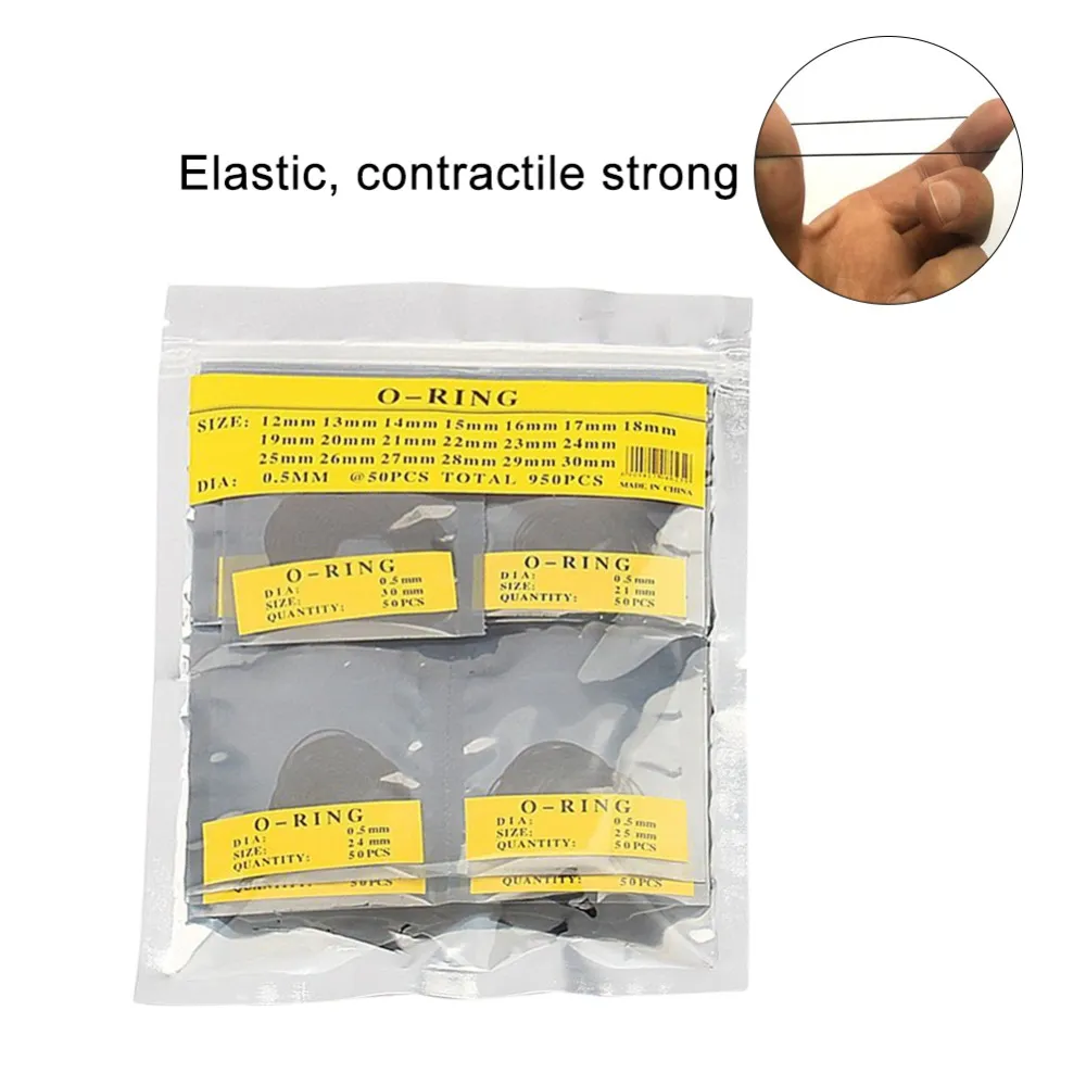 Repair Tools & Kits 0 5mm 0 6mm Dia Rubber O Ring Waterproof Round Watch Back Gasket Seal Washers Set 12-30mm fashion2361