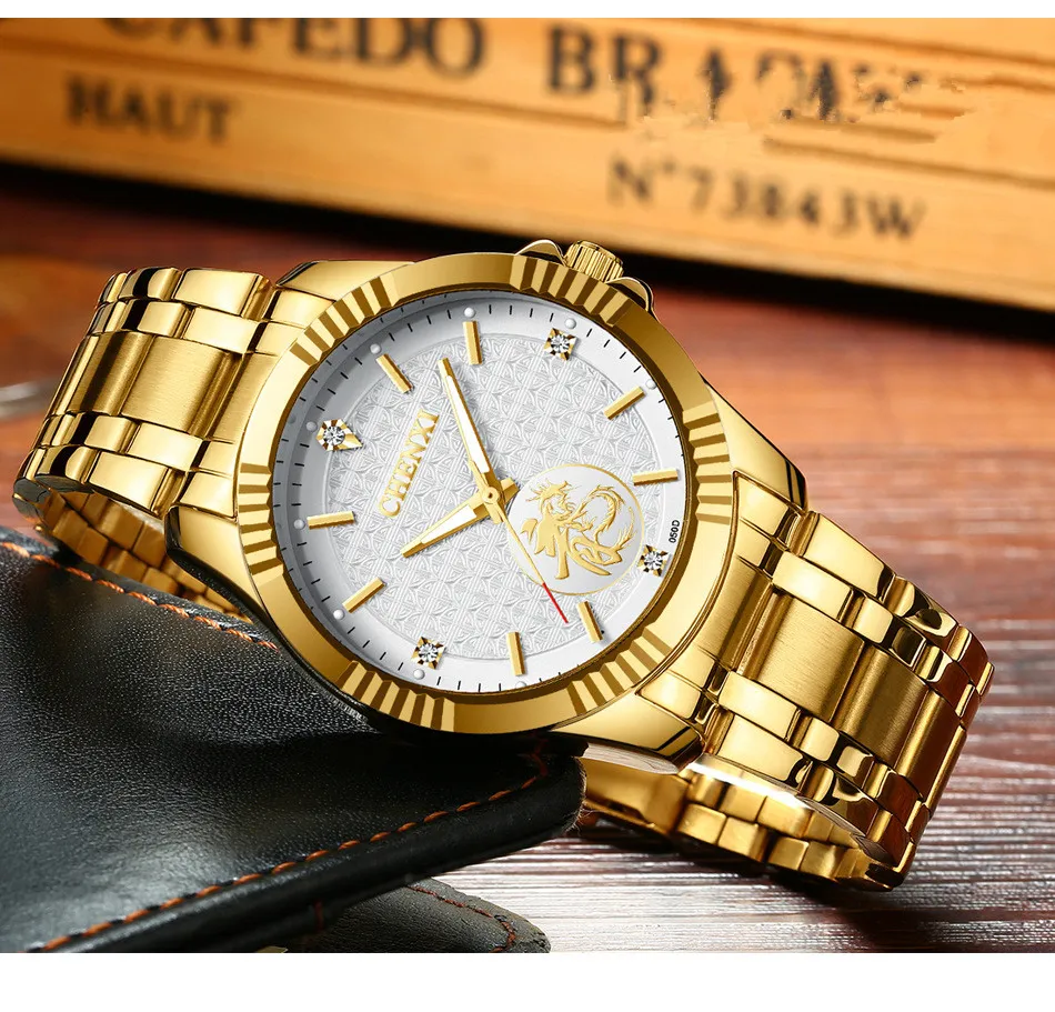 Nieuw roestvrij staal hoogwaardig luxe herenhorloge business casual heren sportkalender waterdicht quartz horloge cadeau t282k