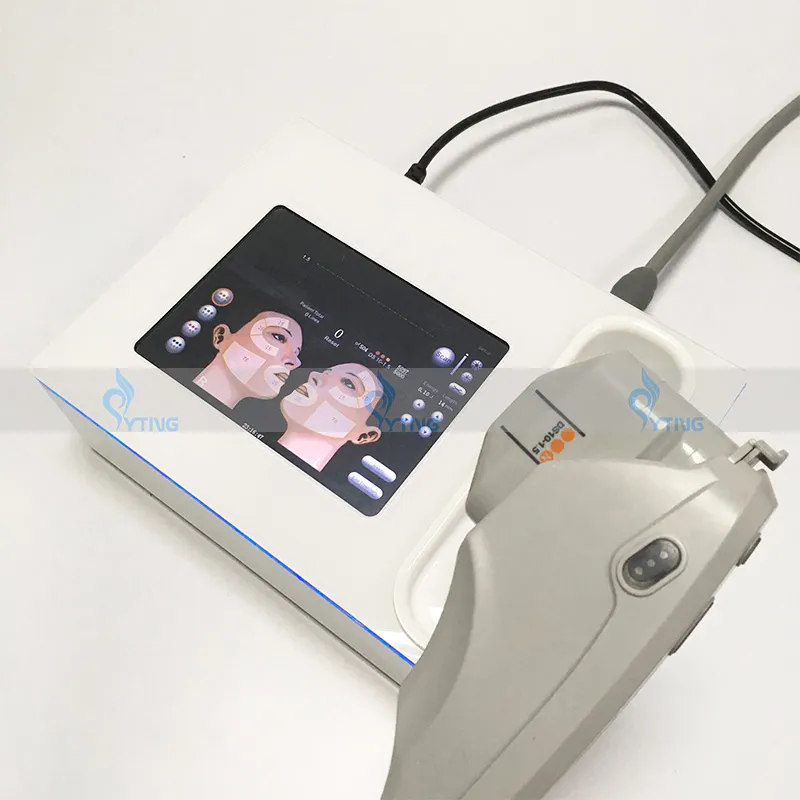 Spa Salon Hifu 5 Cartridges for Face and Body Hifu Machine Ultrasound Hifu Face Lifting Wrinkle Removal Equipment 10000 Shots
