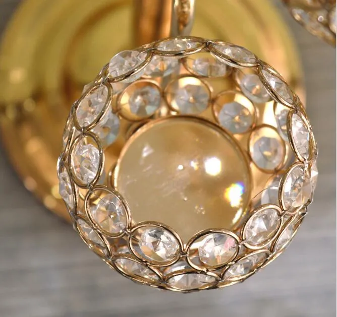элегантный новый 7 arms канделябры свадьба центральный золотой канделябры с хрустальным шаром канделябры для украшения свадебного стола