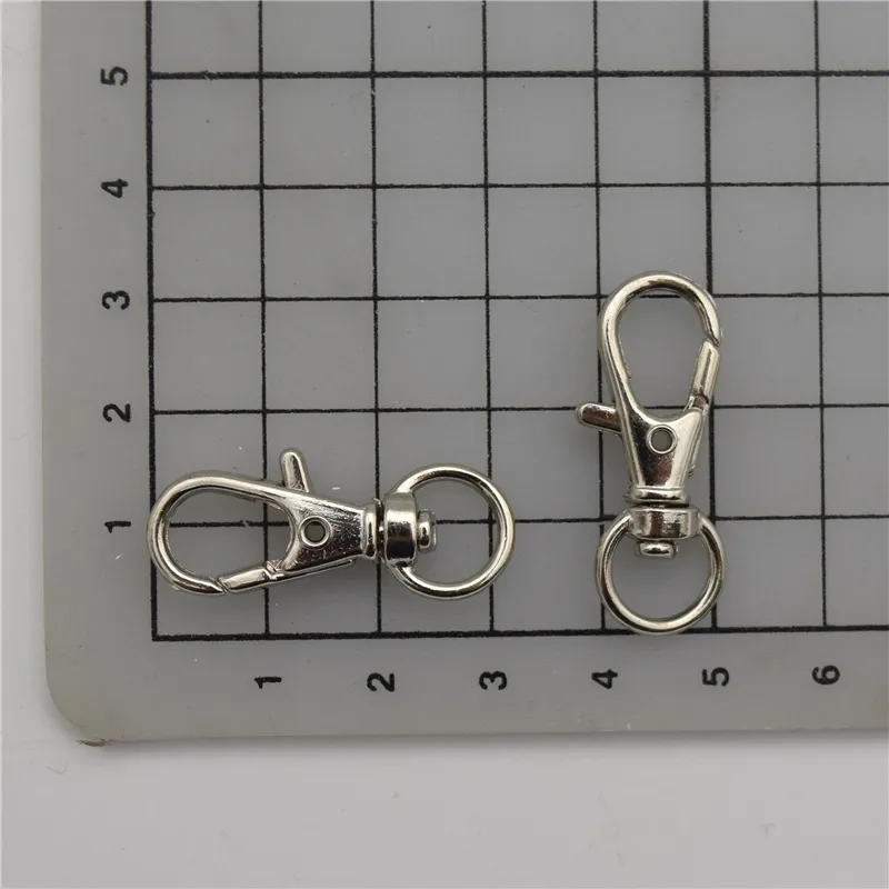 32mm Lobster Clasp Metal Connector Jewelry Swivel Clasps Keychain Parts Bag Accessories Diy Jewelry Making Accessories296x
