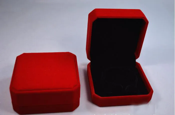 Velvet Armband Box Jewelry Display Storage Case for Wedding Armband Alla hjärtans dag Presentorganisatör GA45234H