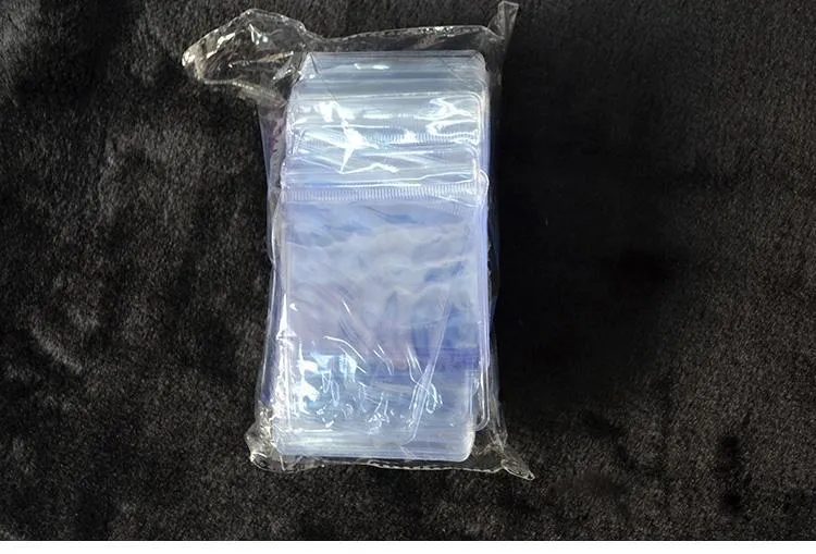 Clear Self Sealing Zip Lock Plastic Bags Transparent Packaging Bags PVC Jewelry Gift Packaging Bags Jewellery Pouch2817