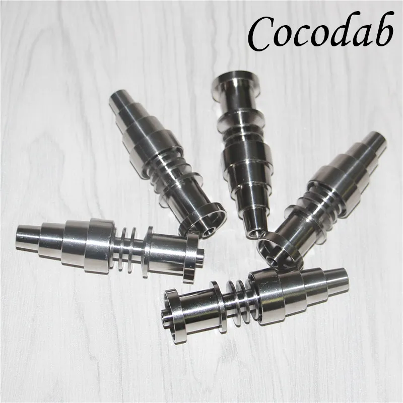 gr2 universal domeless titanium nail titanium gr2 nails 10mm 14mm 18mm glass bong water pipe 6in1 titanium dab nail dab rig