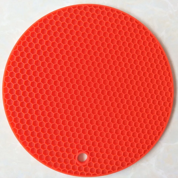 DIY cooking Mould slicone Honeycomb Mat Non-slip Heat Pad Food Platform /isolated pad