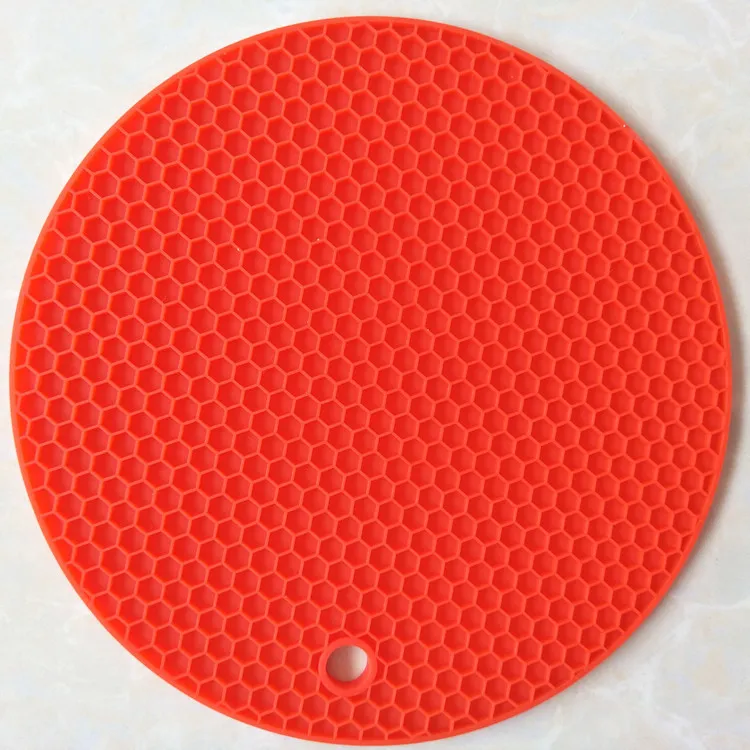 Moule de cuisson bricolage slicone tapis en nid d'abeille coussin chauffant antidérapant plate-forme alimentaire/coussinet isolé