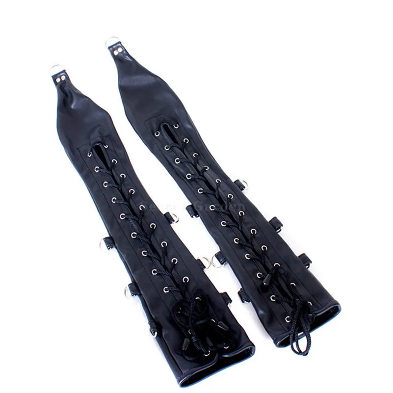 Morease Raccoglitore braccio in pelle sexy sopra la spalla Schiavo Fetish erotico Un guanto Bondage Restraint Giocattolo del sesso Donne BDSM Kit di gioco adulti D16395675