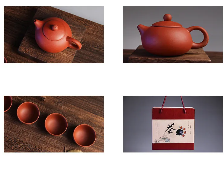 Китайский традиционный дорожный чайный сервиз из фиолетовой глины, чайный сервиз кунг-фу, чайная чашка, кружка, керамический подарочный чайник с подарочной коробкой251q