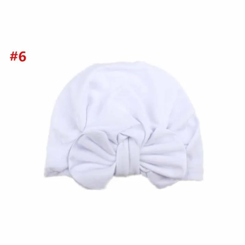 1 fit for 7m18m newborn baby hat soft bowknot candy color baby girls caps cotton beanie infant hat factory cost wholesale