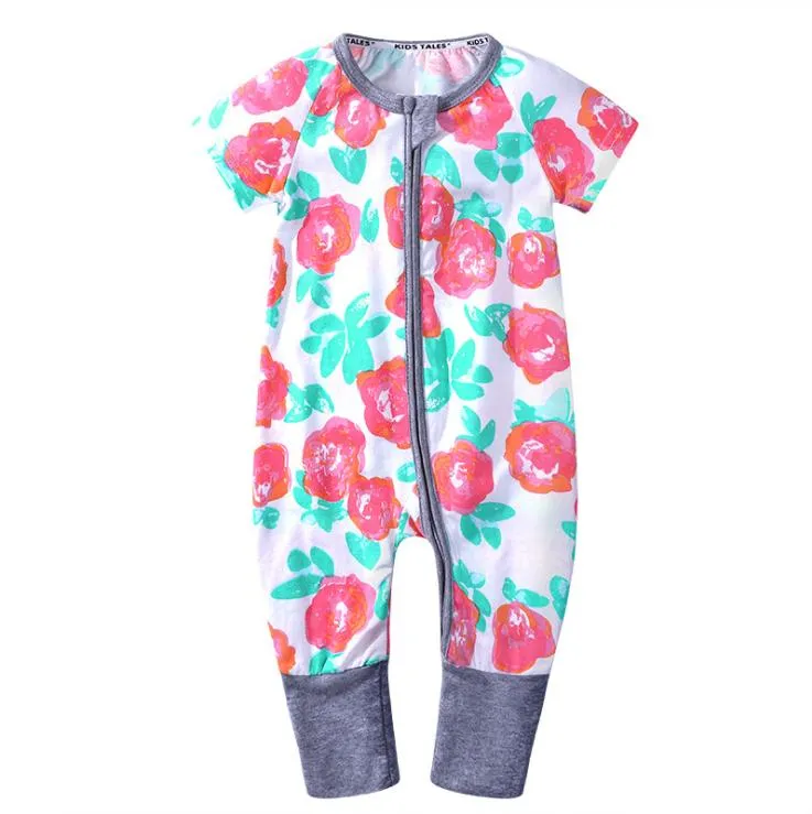 Newborn Baby Rompers Cotton Baby Boy Clothes Animal Infant Jumpsuits Summer Bebe Clothes Short Sleeve Baby Girls Rompers