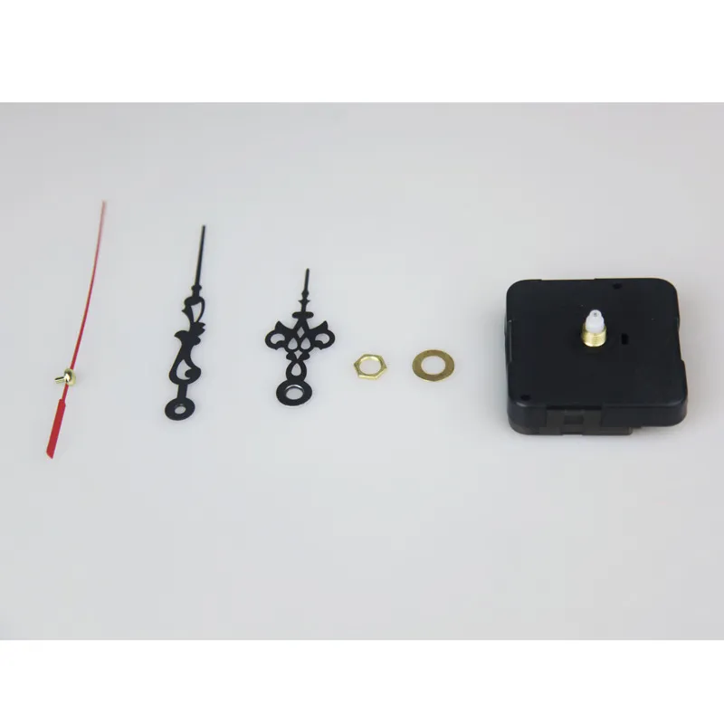 10 stks kwarts klokbeweging reparatie kit diy gereedschap handwerk spil mechanisme zonder batterij