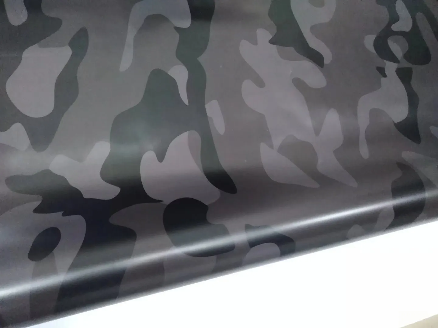 Large Black Gray Camo Vinyl Wrap sticker Camouflage Car Wrap covering foil with air bubble free size 1.52 x10m/20m/ 30m/Roll