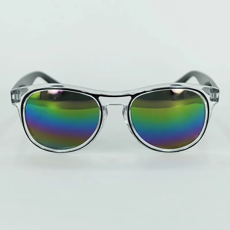 Gafas de sol con montura transparente para niños, lentes de mercurio, es, gafas de sol coloridas para niños, gafas completas Shop296Q