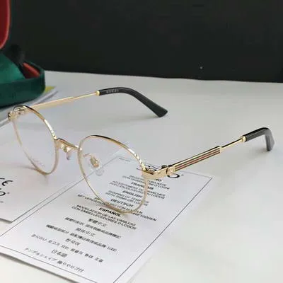 Gold 0290o Round Eyeglasses Glasses Frame clear lens glasses mens shades eye glasses frames New with Box251s