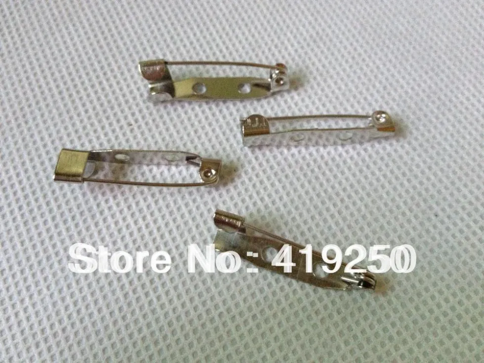 2cm Safety Lock Back bar Pin DIY brooch base Brooch Back Base With Safety Pin use for brooch330g