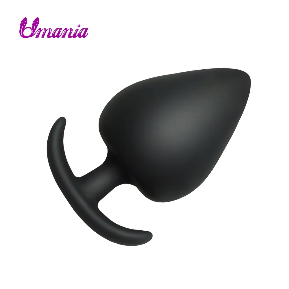 Sexy Black Silicone Anal Plug massage Adult Sex Toys For Women Or Man Gay,Anal But Plug Set,Buttplug Or Butt Plugs Sex Products (3)