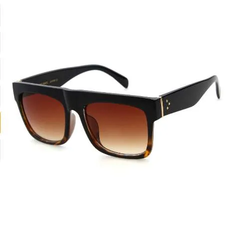 Adewu Brand Deisgn Nya solglasögon Kvinnor Fashion Style Kim Kardashian Solglasögon för Women Square UV400 Sun Glasses303K