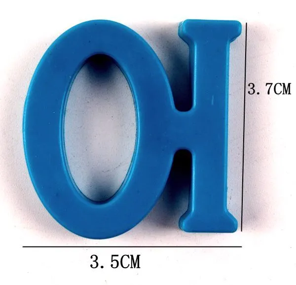 33 stücke/1 satz 3,5 cm Russische Alphabet Magnetische Buchstaben Baby Sprache Lernen Spielzeug Kühlschrank Message Board Fabrik Kosten günstige Großhandel