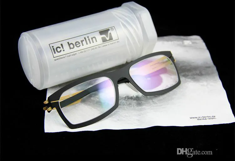 HEIßER Verkauf IC! Berlin Rahmen Natalia s Sonnenbrillenrahmen aus Titanlegierung Myopierahmen Männer und Frauen Markendesigner kostenloser Versand