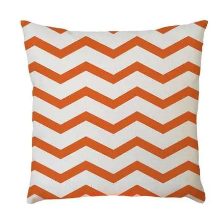 Federa cuscino geometrica in lino di cotone Serie arancione Cuscini decorativi divano Fodera cuscino seggiolino auto 45x45 cm Decorazioni la casa322i