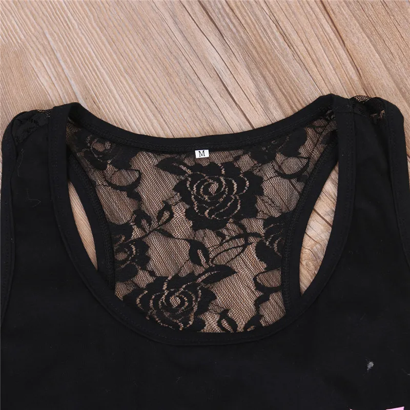 Hot Mother and Daughter Clothes Tank Tops Black Lace Lettered Classy with A Side Of Sassy T shirts Summer Matching Family Outfits Vest