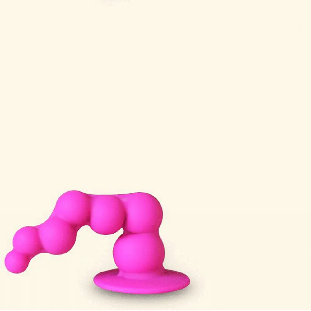 IKOKY Dildo Anal Beads Silicone Grande Bumbum com Ventosa Produtos para Adultos Sex Shop Brinquedos Sexuais Anais para Mulheres Homens Gay S924