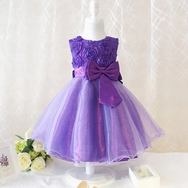 New Charming Princess Pageant flower girl dress Girls Prom Birthday Party Special Occasion Dresses kids dress