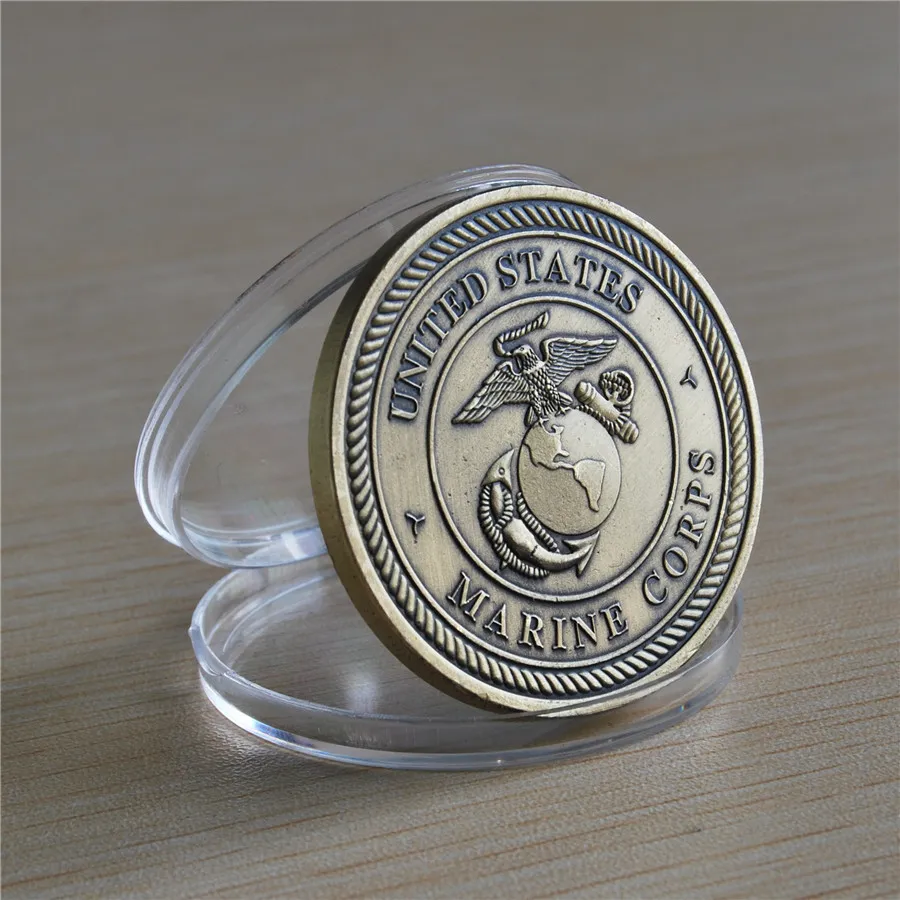s promotion / NOUVEAU USMC U S Marine Corps 72 Vierges Bronze Antique Défi Coin204M