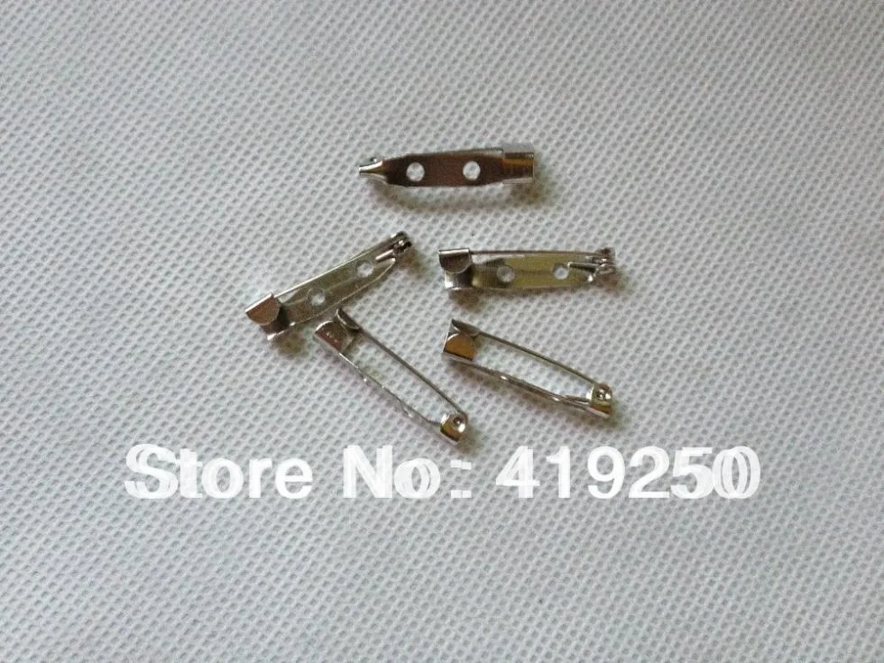 2cm Safety Lock Back bar Pin DIY brooch base Brooch Back Base With Safety Pin use for brooch201x