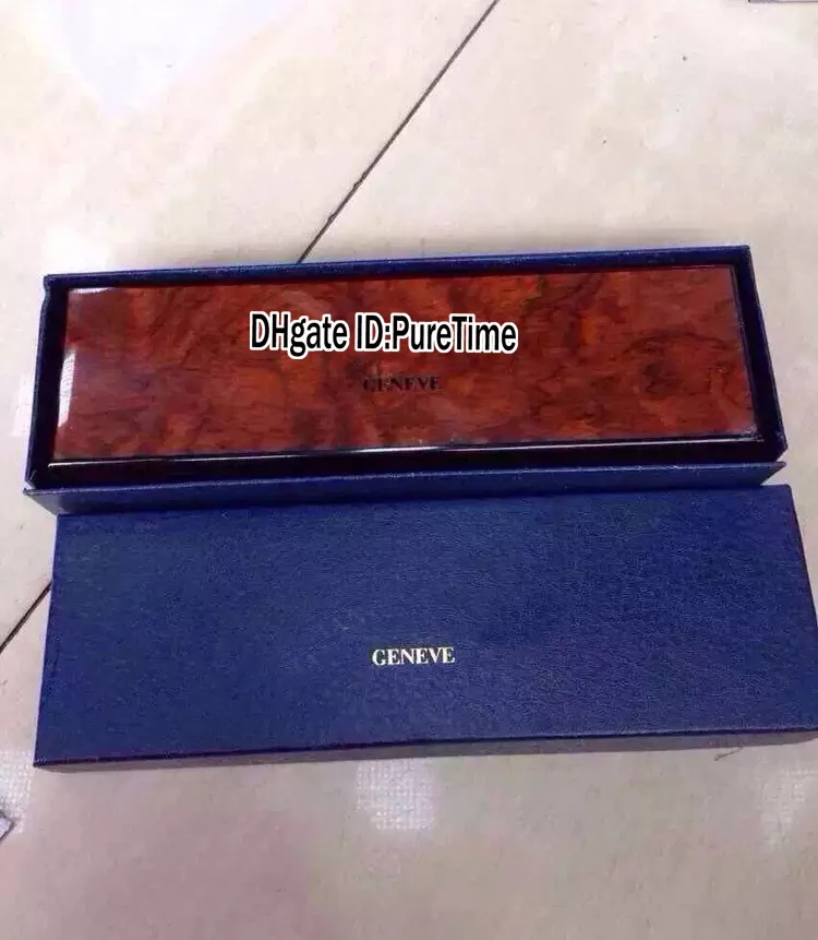 Haute qualité FMBOX Brown FM boîte de montre en bois entièrement originale boîte de montre pour hommes avec carte de certificat sac en papier cadeau Pureti215S