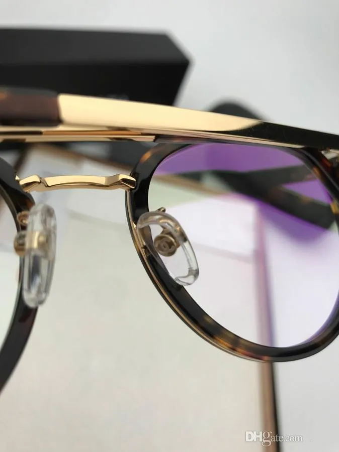 Novos Óculos Quadro Mulheres Homens Marca Designer Eyeglass Frames Designer marca Óculos Quadro Limpar Lente Óculos Quadro CH2132 E CAIXA