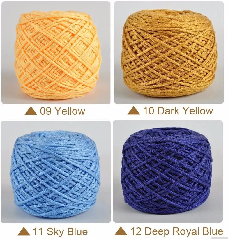200g/ball milk cotton thick yarn for knitting scarf for hand knitting Crochet Yarn Winter Warm yarn