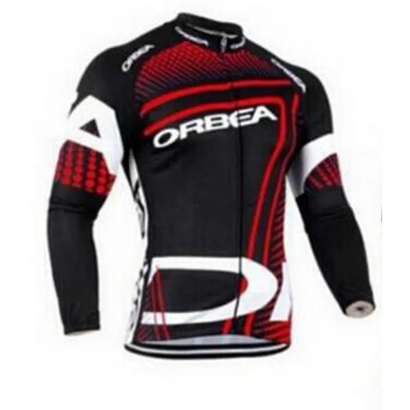 orbea pro team Long Sleeve Cycling Jersey Mens mountain Bike shirt racing Clothing breathable MTB bicycle tops outdoor sports unif259S