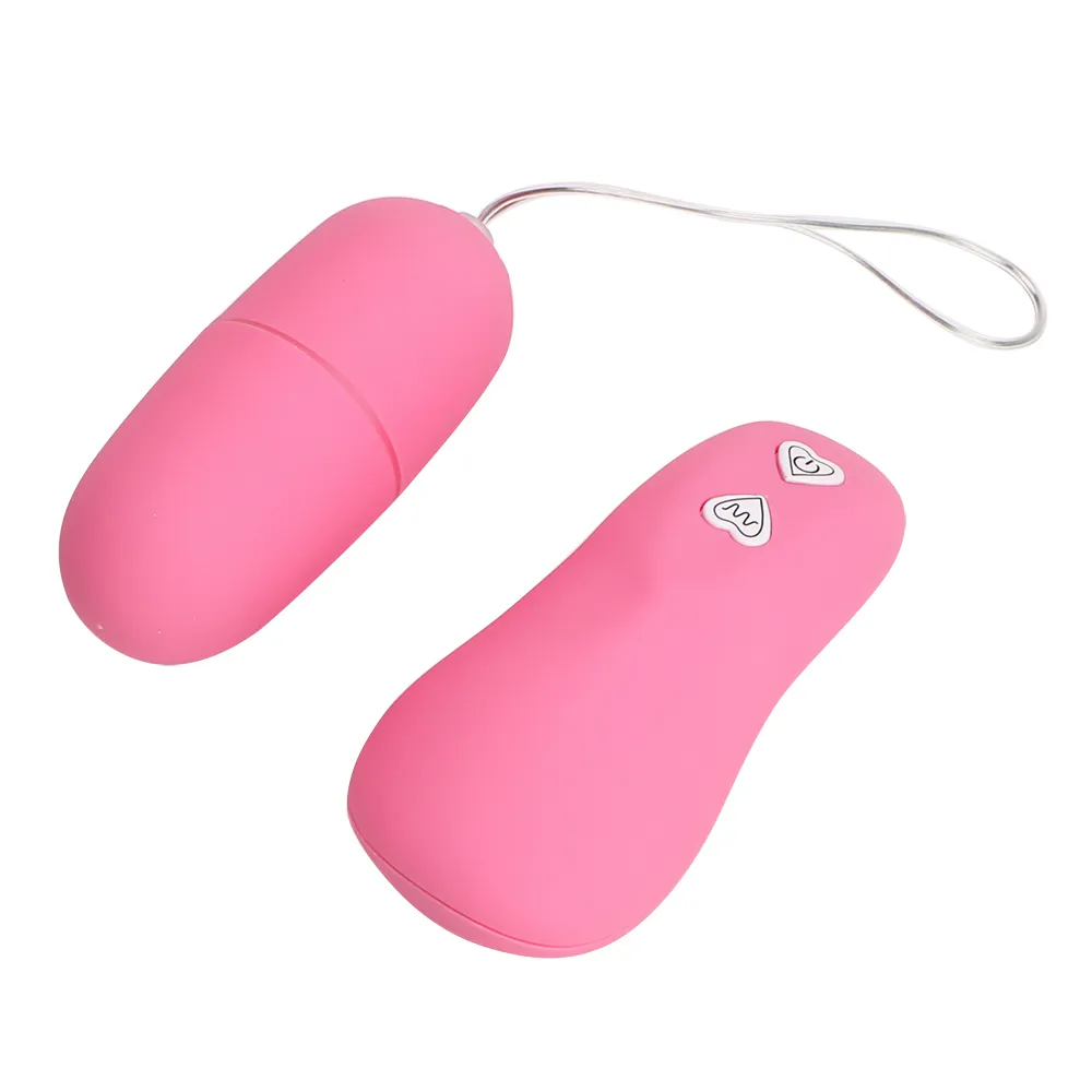 IKOKY Multispeed Potente vibrazione della pallottola dell'uovo Vibratore Prodotti del sesso Telecomando senza fili Silicone Giocattoli adulti del sesso le donne Y18100702