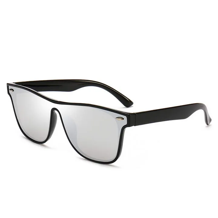 نظارة شمسية مربع أزياء الرجال الكلاسيكية Desinger Woman نظارات الشمس عكس UV400 نظارات قطعة واحدة عدسة 16A9 مع الحالات 235i
