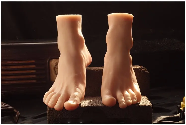 Najnowszy wielki styl męski manekin silikonowy Model stopy manekina 3113