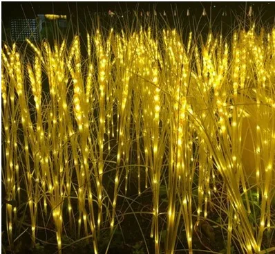 新しい小麦の苗木LEDランプデコレーションリードランプデコレーションアウトドアクリスマスライトグラウンドライト264O