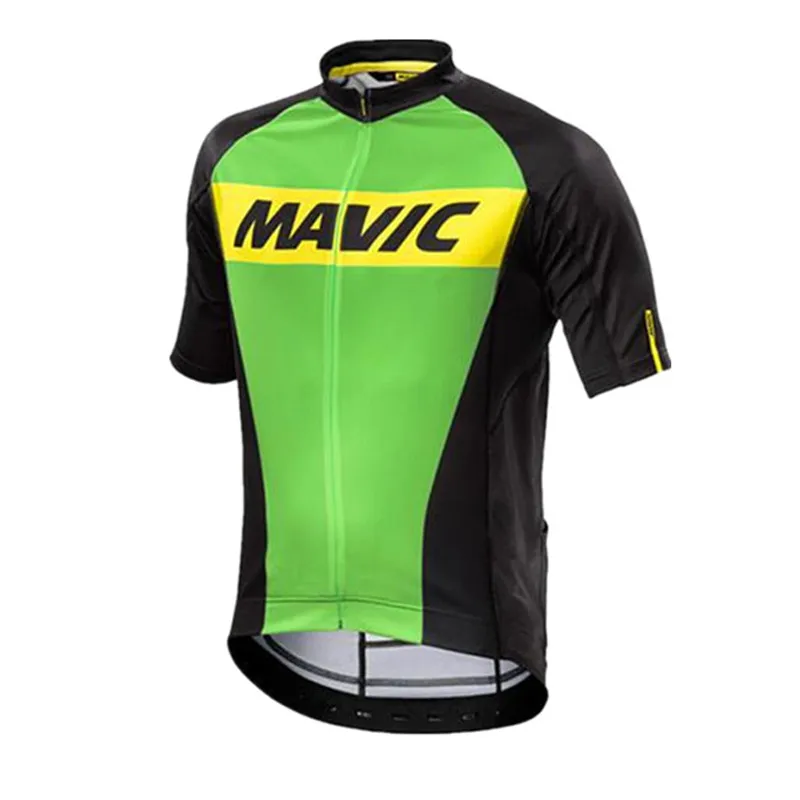 رجال فريق مافيك ركوب الدراجات القميص 2021 الصيف الأكمام قصيرة الدراجة موحد 100 ٪ بوليستر سريع الجفاف MTB قميص السباقات ملابس Y2200I