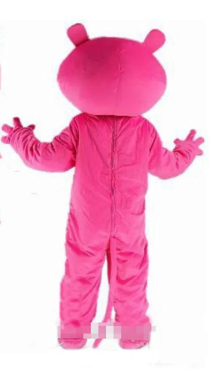 2017 Fabbrica diretta La pantera rosa Costume della mascotte del fumetto Formato adulto Vestito operato vestito operato EPE testa costume di carnevale part239A
